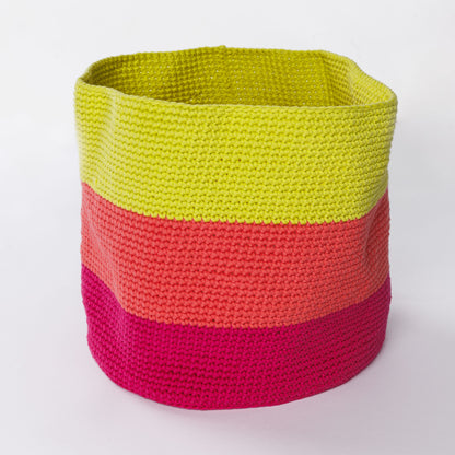 Bernat Crochet Chroma Basket Crochet Chroma Basket made using Bernat yarn