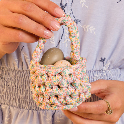 Bernat Crochet Bitty Basket Garden Party