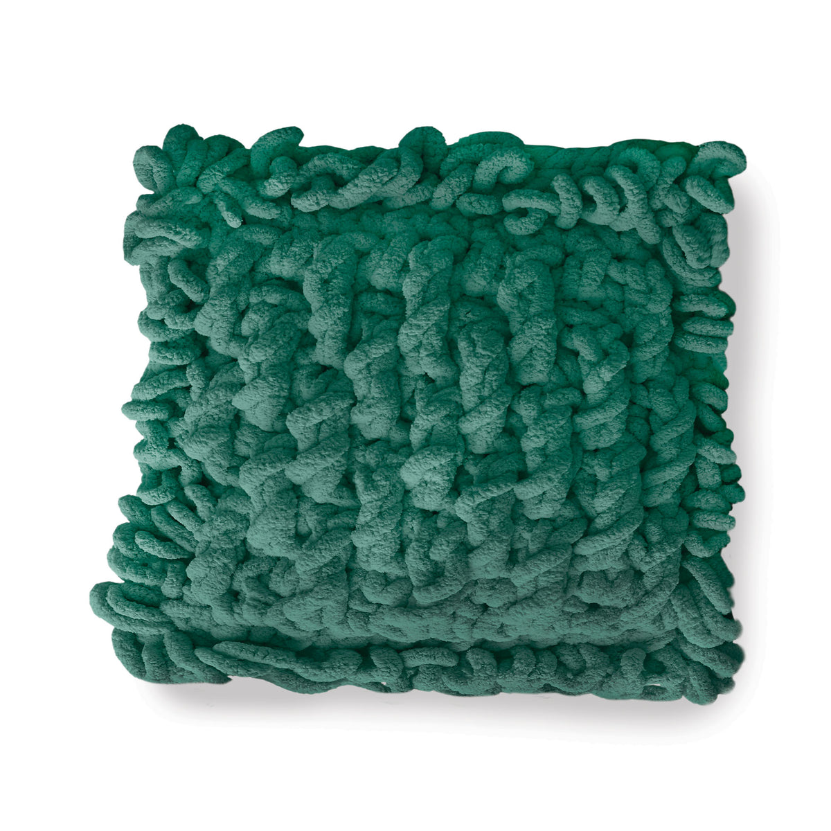 Crochet Pillow made in Bernat Blanket Big Yarn