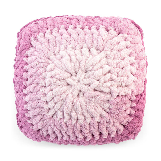 Radiant Crochet Pillow made using Bernat yarn