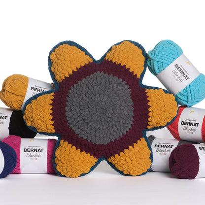 Bernat Bloomin’ Comfort Crochet Petal Pillow Bloomin’ Comfort Crochet Petal Pillow made using Bernat yarn