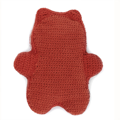 Bernat Crochet Gingercat Pillow Crochet Gingercat Pillow made using Bernat yarn