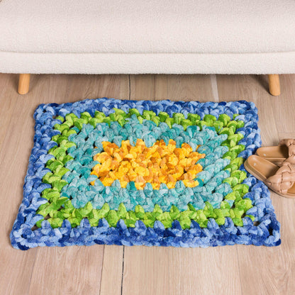 Bernat ‘Round the Middle Crochet Rug ‘Round The Middle Crochet Rug made using Bernat yarn