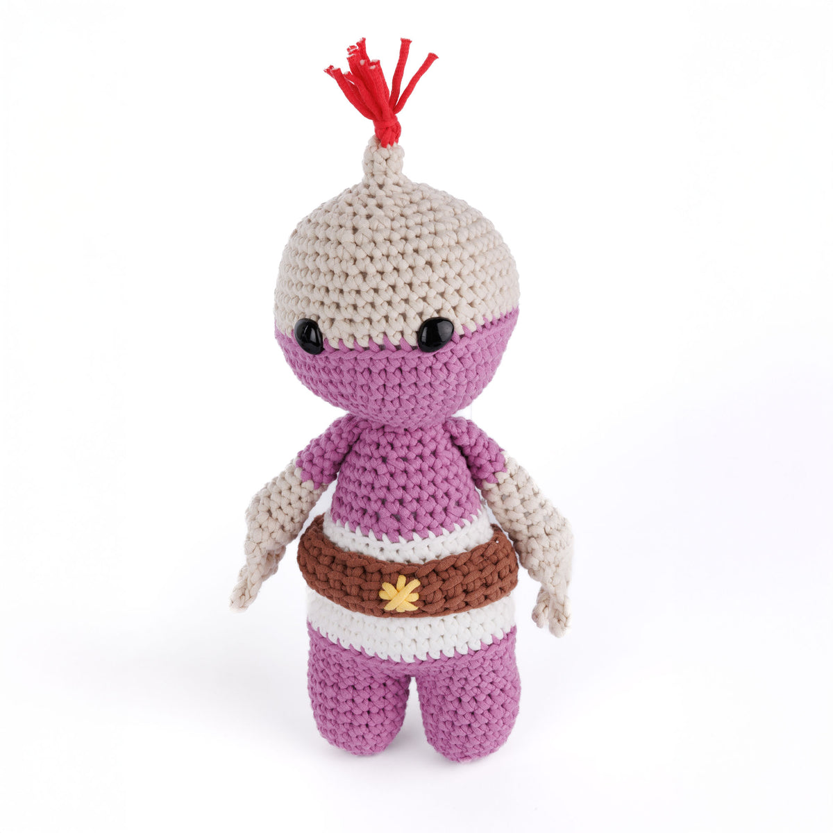 Crochet Rocketship And Alien made using Bernat yarn