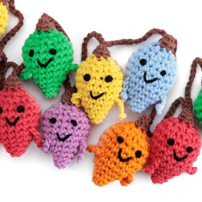 Bernat Crochet Lightbulb Guys Garland Crochet Lightbulb Guys Garland made using Bernat yarn