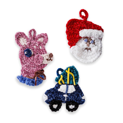 Bernat Vintage Whimsy Crochet Christmas Ornaments Vintage Whimsy Crochet Christmas Ornaments made using Bernat yarn