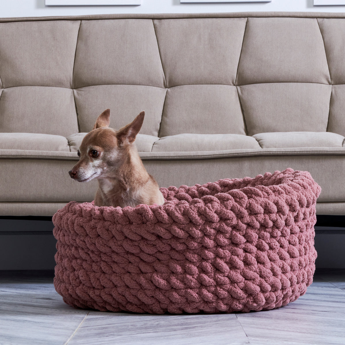 Crochet Nest made in Bernat Yarn