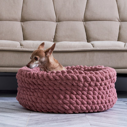 Bernat Crochet Pet Nap Nest Crochet Nest made in Bernat Yarn