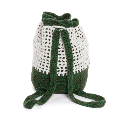 Bernat Crochet Filet Fern Backpack Crochet Filet Fern Backpack made using Bernat yarn
