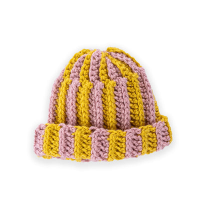 Bernat Rad Stripes Crochet Hat Version 3