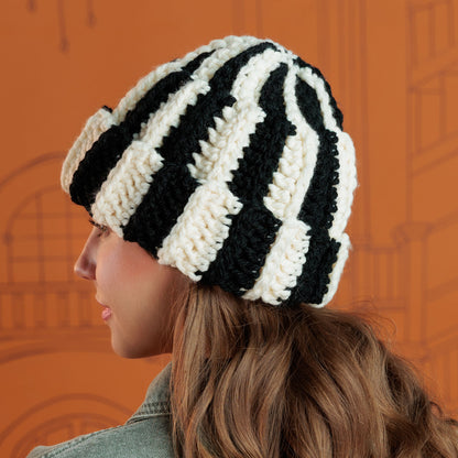 Bernat Rad Stripes Crochet Hat Version 1