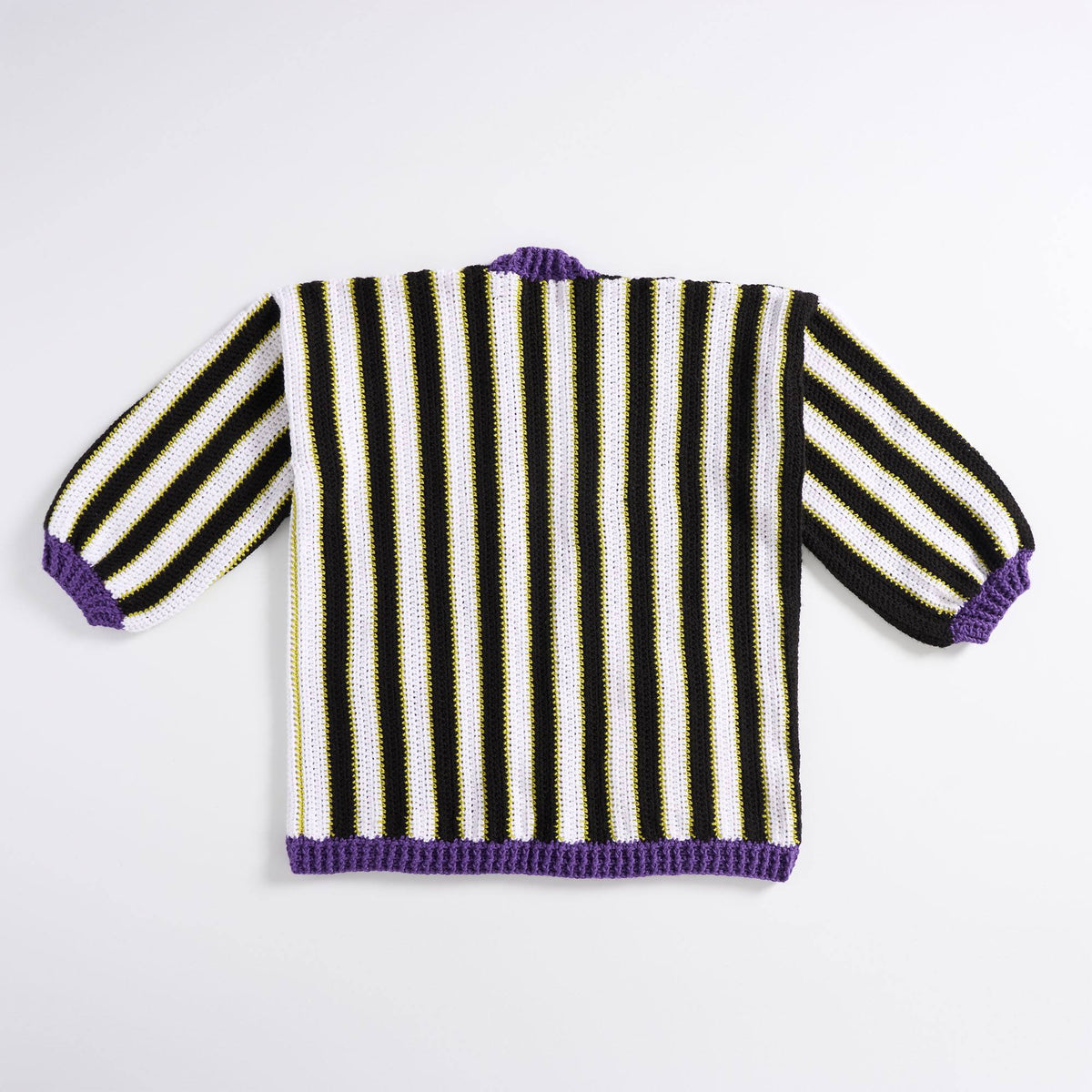 Strange & Unusual Crochet Cardigan made using Bernat yarn