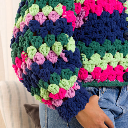 Bernat Crochet Granny Comfy Cardigan Crochet Granny Comfy Cardigan made using Bernat yarn