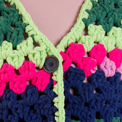 Bernat Crochet Granny Comfy Cardigan Crochet Granny Comfy Cardigan made using Bernat yarn