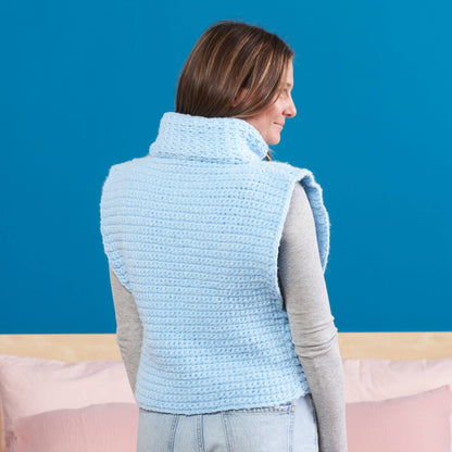 Bernat The Future is Now Crochet Scarf Vest The Future Is Now Crochet Scarf Vest made using Bernat yarn