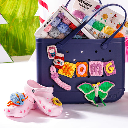 Bernat Night Garden Crochet Bag Charms Night Garden Crochet Bag Charms made using Bernat yarn