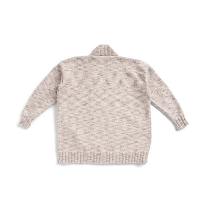 Bernat Classic Knit Cardigan Knit Cardigan made in Bernat Lattice Yarn
