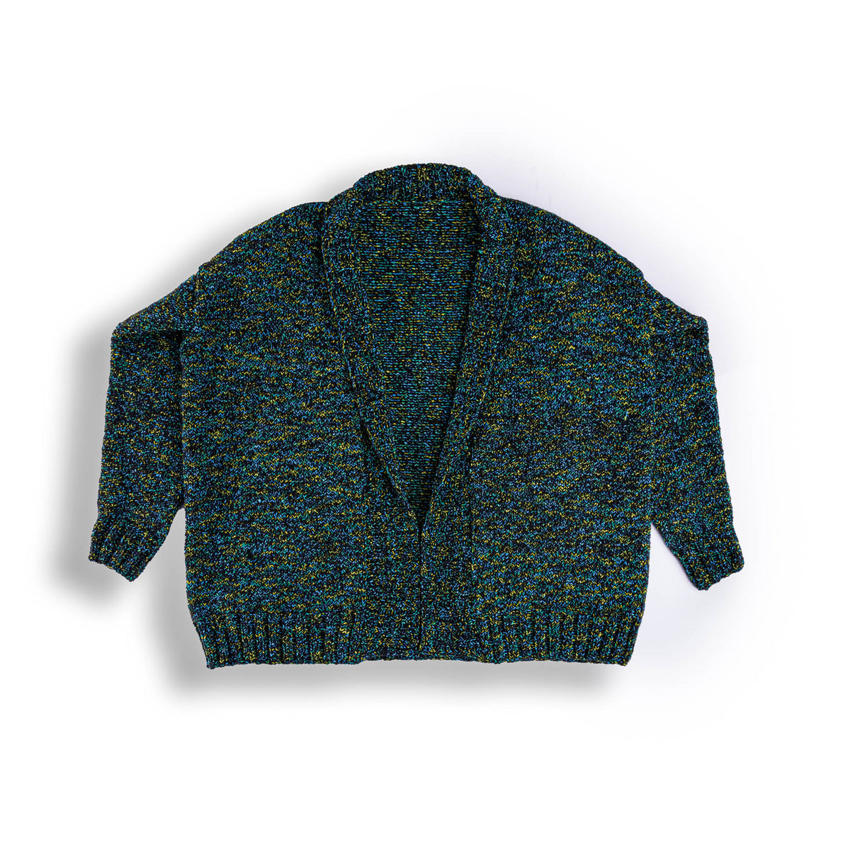 Moondance Knit Cardigan made using Bernat yarn