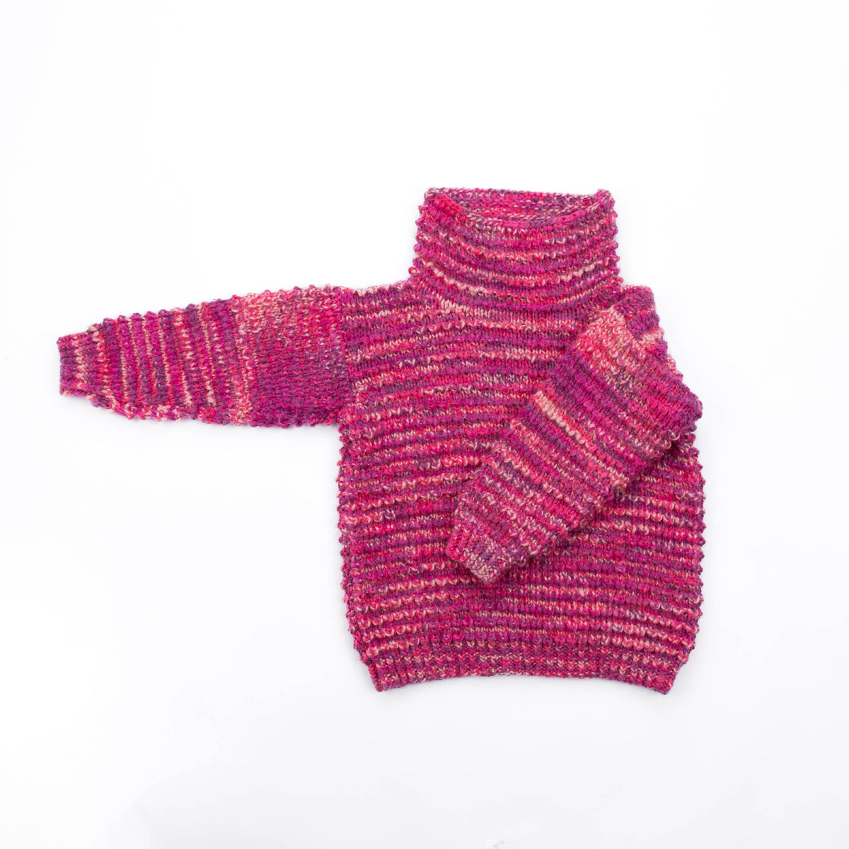 Spark Cozy Texture Knit Sweater made using Bernat yarn