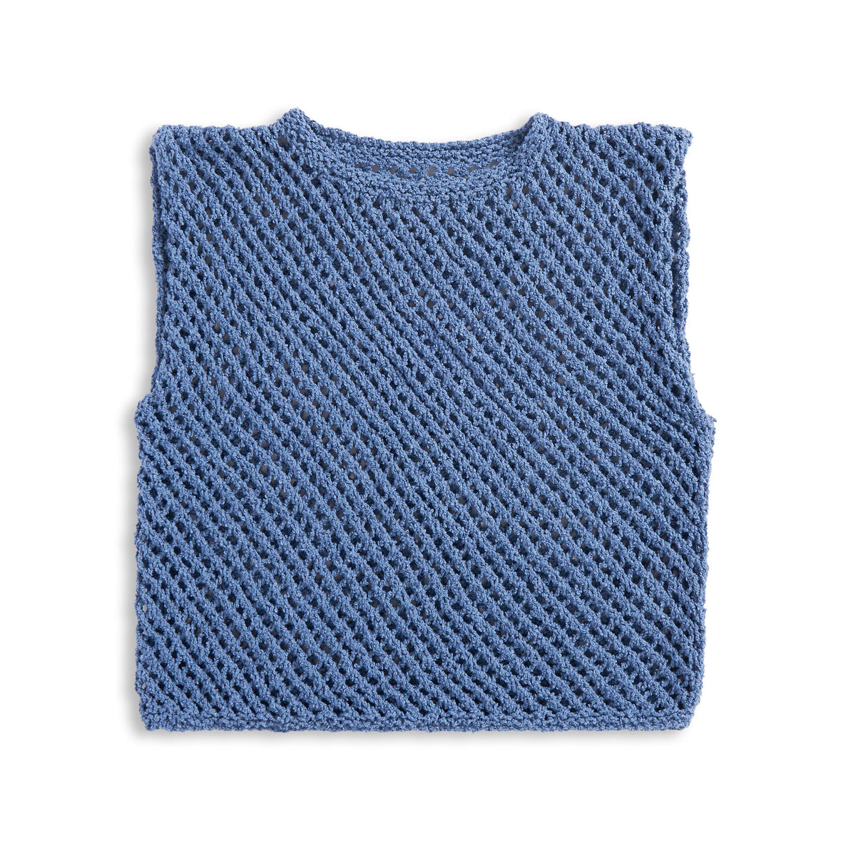 Knit Summer Days Top made using Bernat yarn