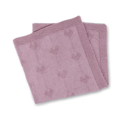 Bernat Belle Cœur Knit Baby Blanket Belle Cœur Knit Baby Blanket made using Bernat yarn