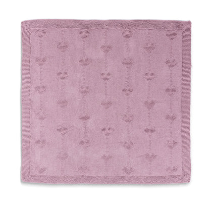Bernat Belle Cœur Knit Baby Blanket Belle Cœur Knit Baby Blanket made using Bernat yarn