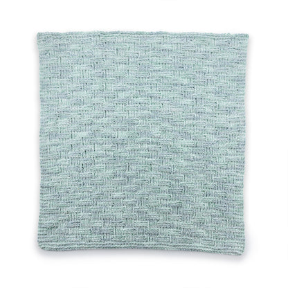 Bernat Knit & Weave Baby Blanket Knit & Weave Baby Blanket made using Bernat yarn on a white background