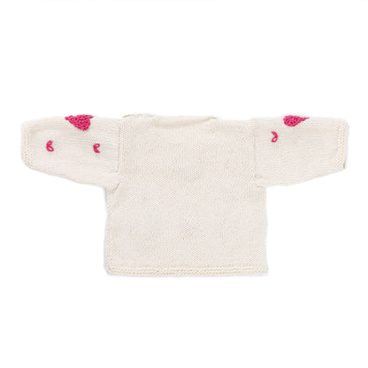 Bernat Heart Baby Pullover to Knit Heart Baby Pullover To Knit made using Bernat yarn