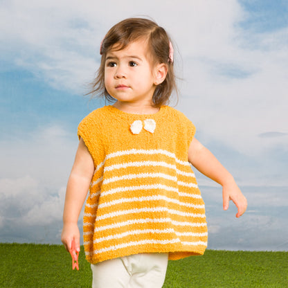 Bernat Knit Baby A-Lined Top Knit Baby A-Lined Top made using Bernat yarn
