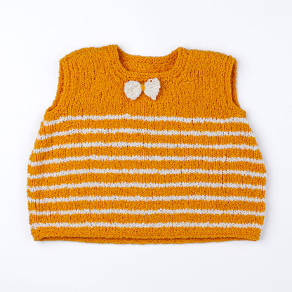 Bernat Knit Baby A-Lined Top Knit Baby A-Lined Top made using Bernat yarn