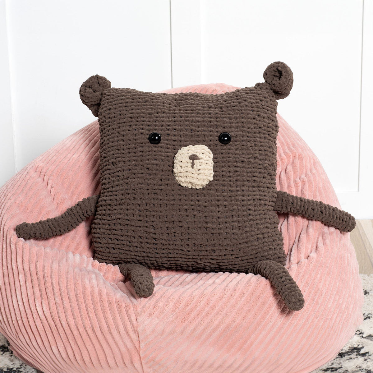 Knit Toy made in Bernat Blanket Yarn
