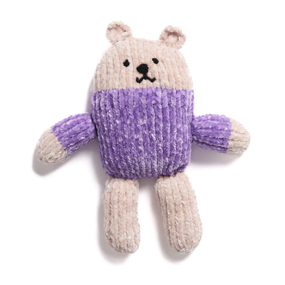 Bernat Knit Velvet Bears Knit Velvet Bears made using Bernat yarn