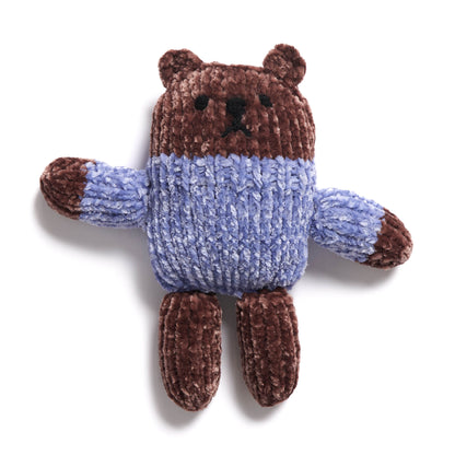 Bernat Knit Velvet Bears Knit Velvet Bears made using Bernat yarn