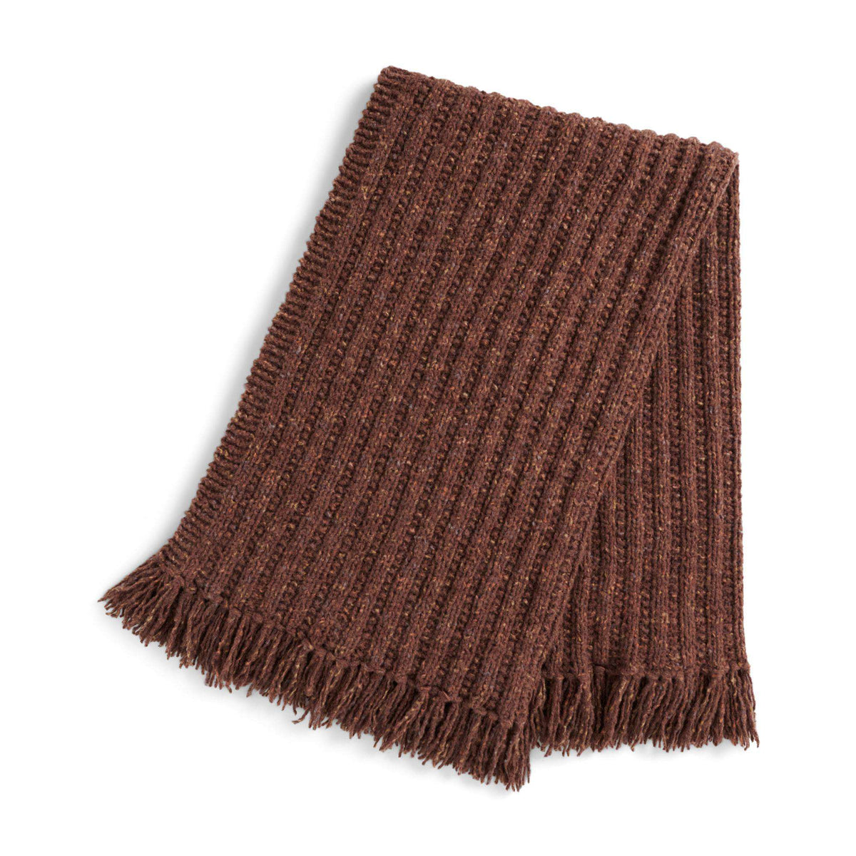 Knit Blanket made in Bernat Felted Yarn