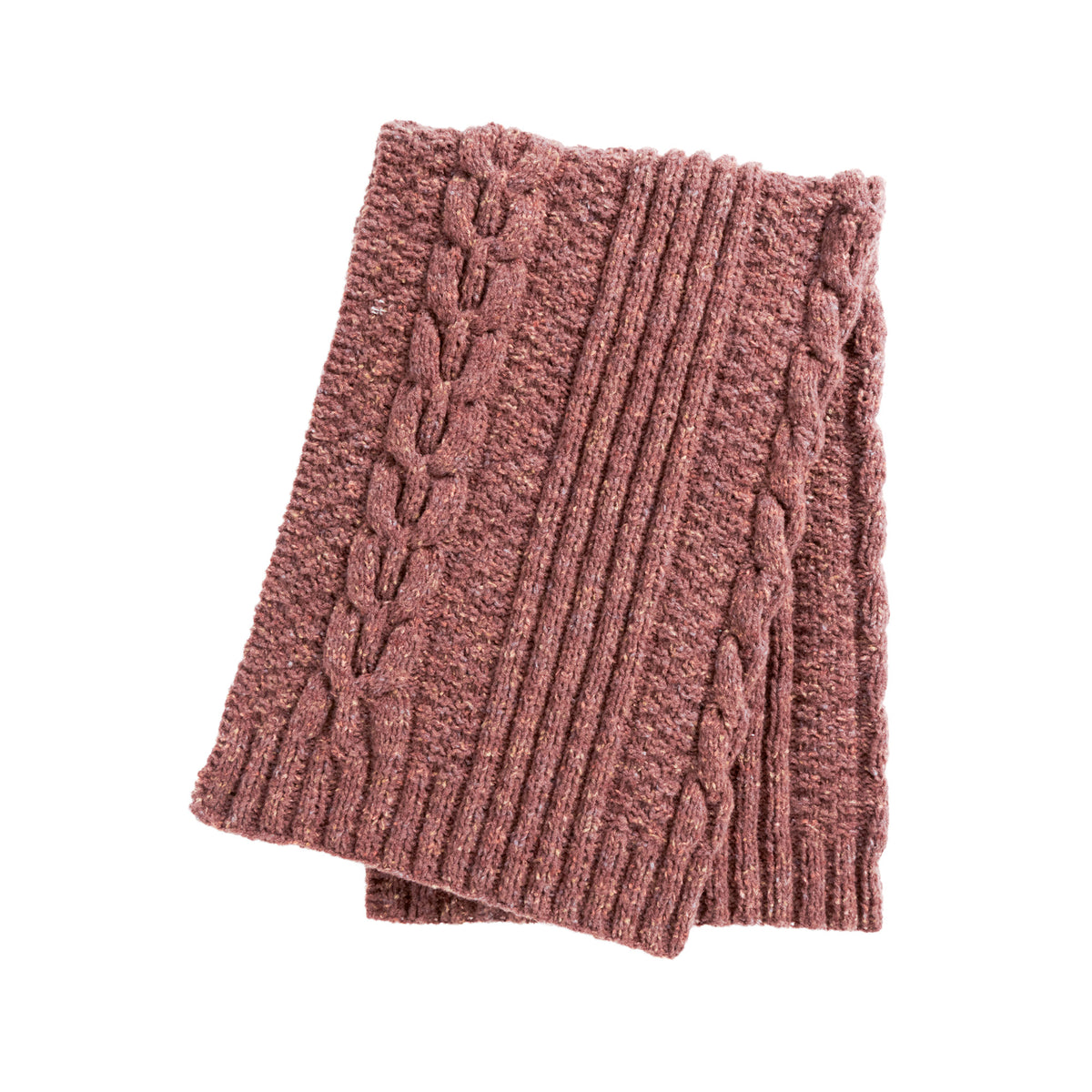 Knit Blanket made in Bernat Felted Yarn
