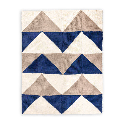 Bernat Knit Mountain Peaks Blanket Knit Mountain Peaks Blanket made using Bernat yarn
