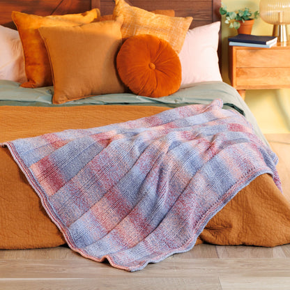 Bernat Texture Lines Knit Blanket Bernat Texture Lines Knit Blanket