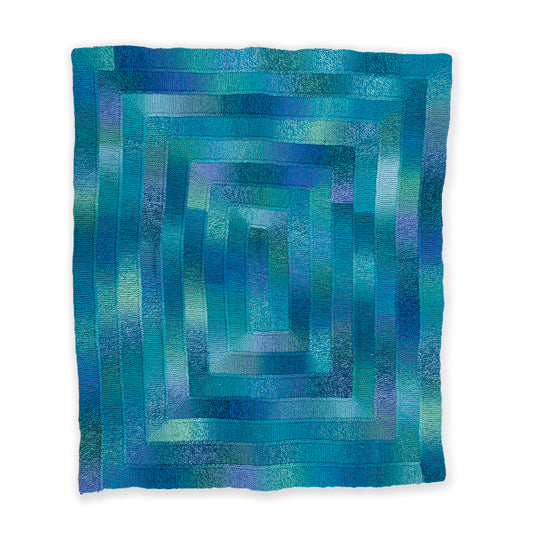 Bernat Concentric Calm Knit Blanket