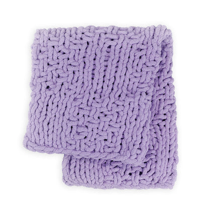 Bernat Blanket Big Basketweavy Knit Blanket Blanket Big Basketweavy Knit Blanket made using Bernat yarn