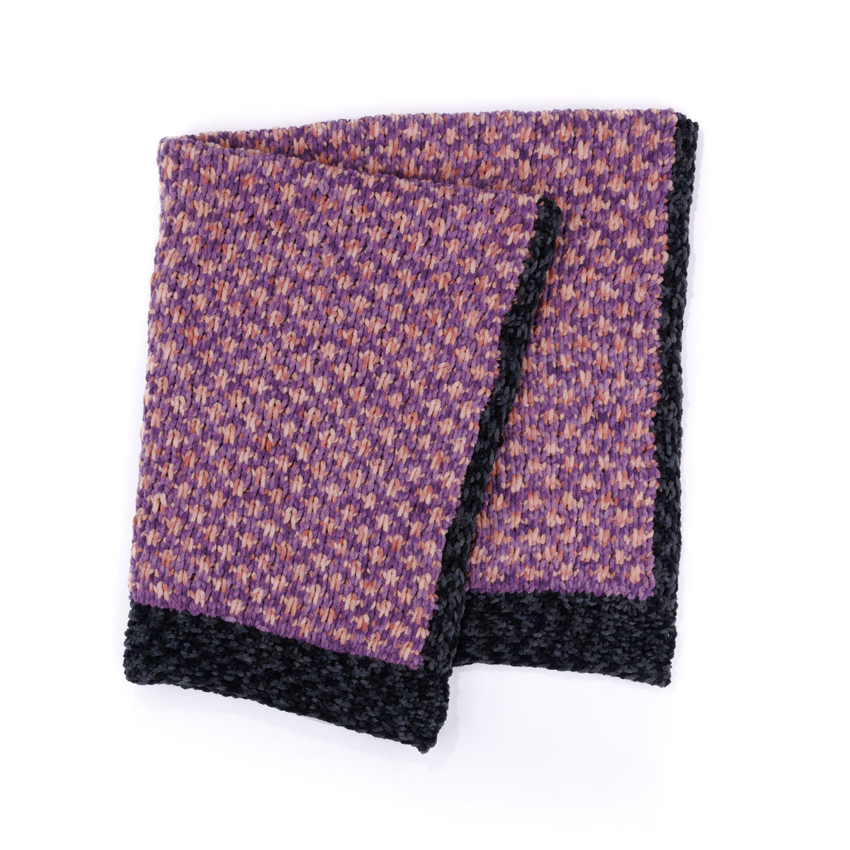 Twinkle Twinkle Mosaic Knit Blanket made using Bernat yarn