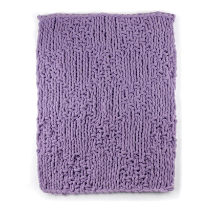 Bernat Irish Moss Basketweave Knit Blanket Irish Moss Basketweave Knit Blanket made using Bernat yarn
