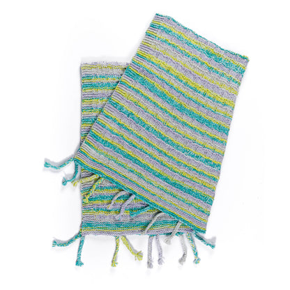 Bernat Whirlpool Weave Knit Basketweave Blanket Whirlpool Weave Knit Basketweave Blanket made using Bernat yarn