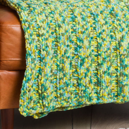 Bernat Big Rib Knit Throw Big Rib Knit Throw made using Bernat yarn
