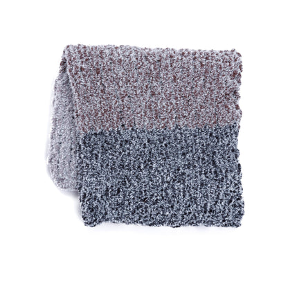 Bernat Fluffy Shades Knit Blanket Fluffy Shades Knit Blanket made using Bernat yarn