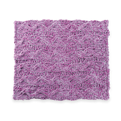 Bernat Shadow Cable Blanket Shadow Cable Blanket made using Bernat yarn