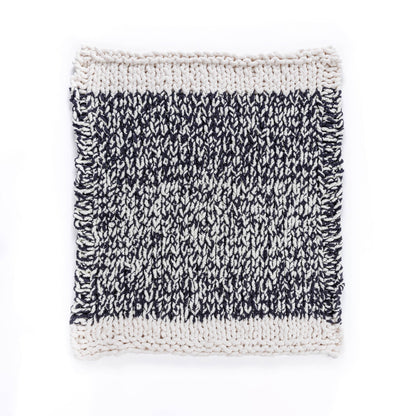 Bernat Go With the Flow Table Knit Blanket Go With The Flow Table Knit Blanket made using Bernat yarn