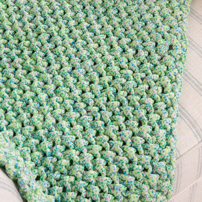 Bernat Flowers & Seed Stitch Knit Blanket Flowers & Seed Stitch Knit Blanket made using Bernat yarn