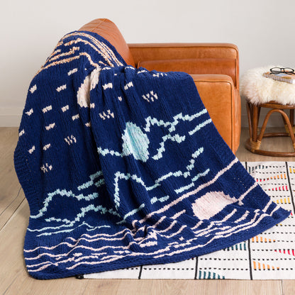 Bernat Sunkissed Knit Blanket Sunkissed Knit Blanket made using Bernat yarn