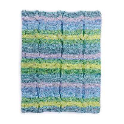 Bernat Cable Cloud Knit Blanket Cable Cloud Knit Blanket made using Bernat yarn