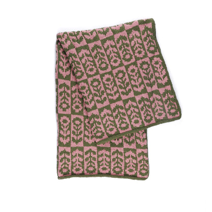 Bernat Cottage Blooms Knit Blanket Cottage Blooms Knit Blanket made using Bernat yarn